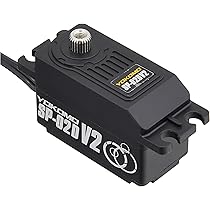 YOKOMO SP-02D V2 サーボ レッド SP-02D V2 RWD Drift Spec Servo Coreless PROGRAMMABLE (Low